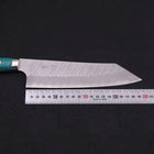Kiritsuke SG-2 Tsuchime Grüner Türkis Griff 200mm-[Musashi]-[Japan-Küchenmesser]