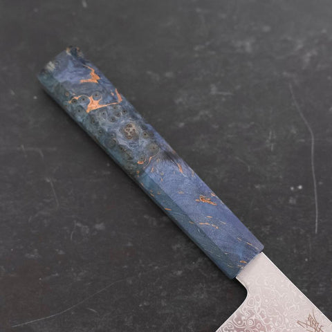 Kiritsuke SG-2 Wellen-Nickel Damast Ahornholz Griff 210mm-[Musashi]-[Japan-Küchenmesser]