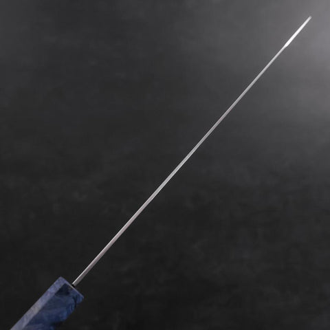 Kiritsuke SG-2 Wellen Nickel Damast Blauer Ahornholz Griff 240mm-[Musashi]-[Japan-Küchenmesser]
