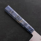 Kiritsuke SG-2 Wellen Nickel Damast Blauer Ahornholz Griff 240mm-[Musashi]-[Japan-Küchenmesser]