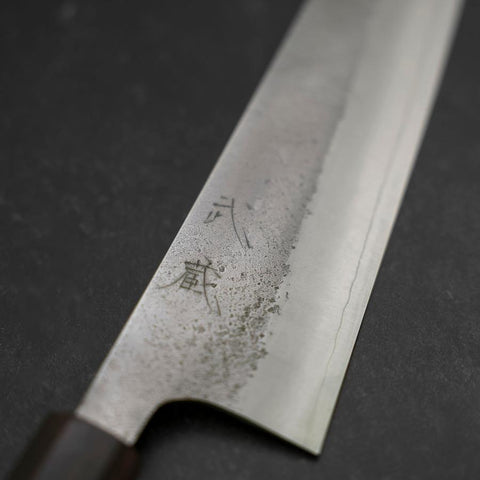 Kiritsuke SKD11 Nashiji Ebenholz Griff 210mm-[Musashi]-[Japan-Küchenmesser]