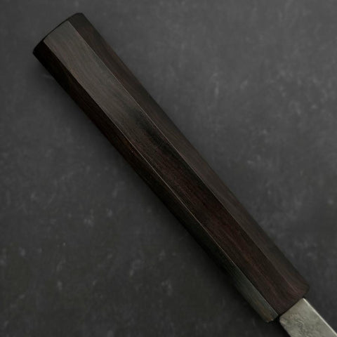 Kiritsuke SKD11 Nashiji Ebenholz Griff 210mm-[Musashi]-[Japan-Küchenmesser]