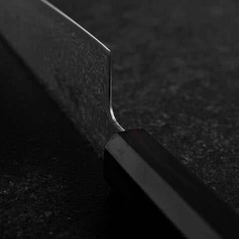 Kiritsuke SLD Schwarzer Damast Ebenholz Griff 205mm-[Musashi]-[Japan-Küchenmesser]