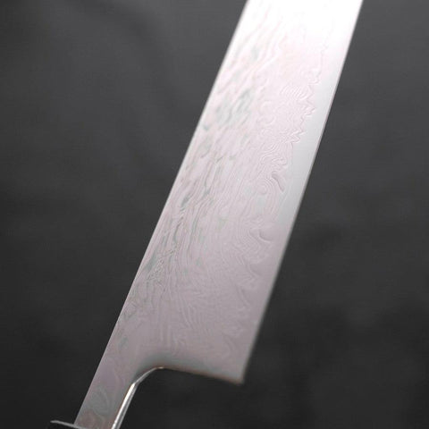 Kiritsuke SLD Wellen Nickel Damast Schwarzer Ishime Urushi Griff 210mm-[Musashi]-[Japan-Küchenmesser]