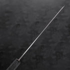 Kiritsuke SLD Wellen Nickel Damast Schwarzer Ishime Urushi Griff 210mm-[Musashi]-[Japan-Küchenmesser]