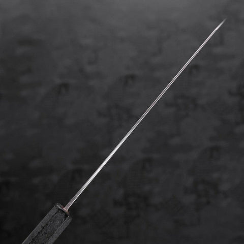 Kiritsuke SLD Wellen Nickel Damast Schwarzer Ishime Urushi Griff 210mm-[Musashi]-[Japan-Küchenmesser]