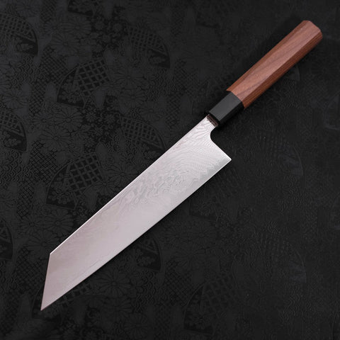Kiritsuke SLD Wellen-Nickel Damast Walnussholz Griff 210mm-[Musashi]-[Japan-Küchenmesser]