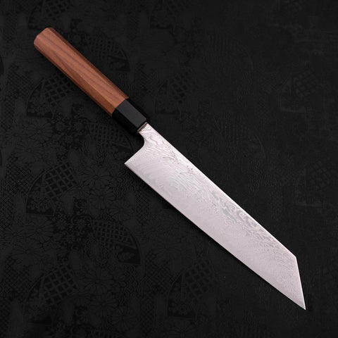 Kiritsuke SLD Wellen-Nickel Damast Walnussholz Griff 210mm-[Musashi]-[Japan-Küchenmesser]