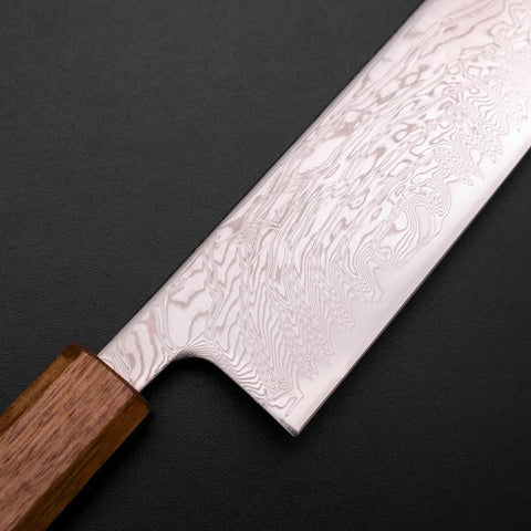 Kiritsuke SLD Wellen Nickel Damast Yaki Urushi Griff 210mm-[Musashi]-[Japan-Küchenmesser]