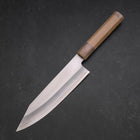 Kiritsuke Silver Steel #3 Bokashi Magnolienholz Griff mit Doppelter Büffelhorn-Kappe 195mm-[Musashi]-[Japan-Küchenmesser]