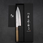 Kiritsuke Silver Steel #3 Bokashi Magnolienholz Griff mit Doppelter Büffelhorn-Kappe 195mm-[Musashi]-[Japan-Küchenmesser]