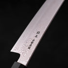 Kiritsuke Silver Steel #3 Damast Büffelhorn und Teakholz Griff 210mm-[Musashi]-[Japan-Küchenmesser]