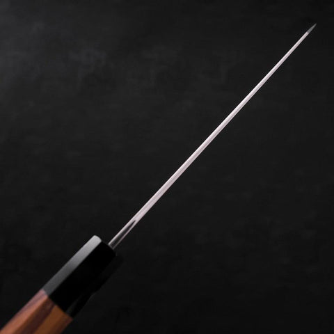Kiritsuke Silver Steel #3 Damast Büffelhorn und Teakholz Griff 210mm-[Musashi]-[Japan-Küchenmesser]
