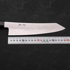 Kiritsuke Silver Steel #3 Damast Büffelhorn und Teakholz Griff 210mm-[Musashi]-[Japan-Küchenmesser]