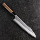 Kiritsuke Silver Steel #3 Kasumi Buffalo Walnut Handle 240mm (8.2”)-[Musashi]-[Japanese-Kitchen-Knives]