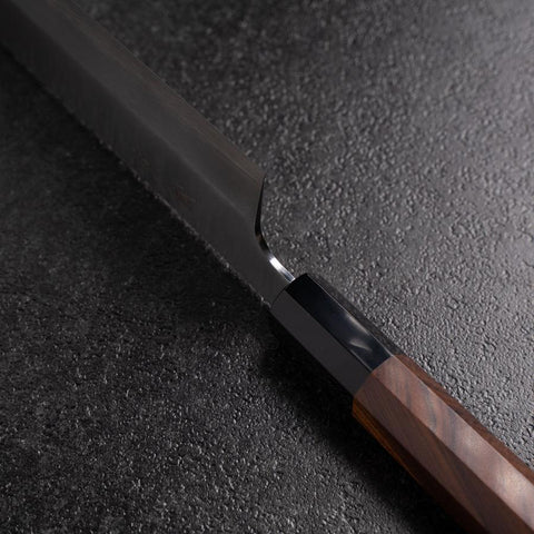 Kiritsuke Silver Steel #3 Kasumi Büffelhorn und Bubinga Griff 240mm-[Musashi]-[Japan-Küchenmesser]