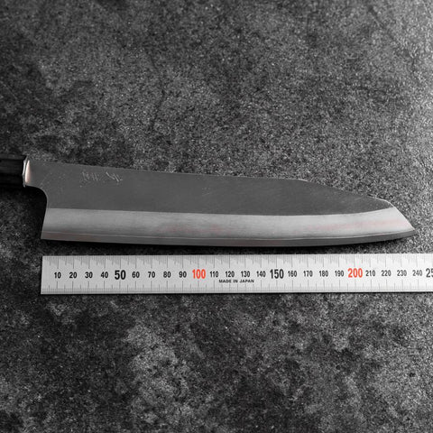 Kiritsuke Silver Steel #3 Kasumi Büffelhorn und Magnolienholz Griff 240mm-[Musashi]-[Japan-Küchenmesser]