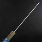 Kiritsuke Silver Steel #3 Nickel Damascus Buffalo Turquoise Handle 210mm (8.3”)-[Musashi]-[Japan-Küchenmesser]