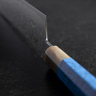 Kiritsuke Silver Steel #3 Nickel Damascus Buffalo Turquoise Handle 230mm-[Musashi]-[Japan-Küchenmesser]