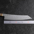 Kiritsuke Silver Steel #3 Nickel Damascus Buffalo Turquoise Handle 230mm-[Musashi]-[Japan-Küchenmesser]