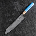 Kiritsuke Silver Steel #3 Nickel Damast Büffelhorn und Türkis Griff 230mm-[Musashi]-[Japan-Küchenmesser]