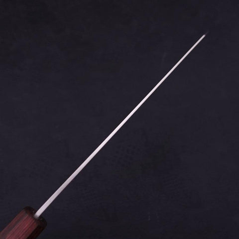 Kiritsuke Silver Steel #3 Poliert Lila Urushi Griff 210mm-[Musashi]-[Japan-Küchenmesser]