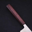 Kiritsuke Silver Steel #3 Poliert Lila Urushi Griff 210mm-[Musashi]-[Japan-Küchenmesser]