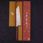 Kiritsuke Silver Steel #3 Poliert Lila Urushi Griff 210mm-[Musashi]-[Japan-Küchenmesser]