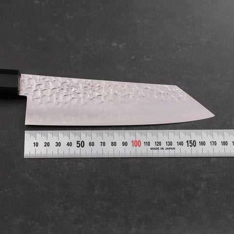 Kiritsuke Silver Steel #3 Tsuchime Walnussholz Griff 170mm-[Musashi]-[Japan-Küchenmesser]