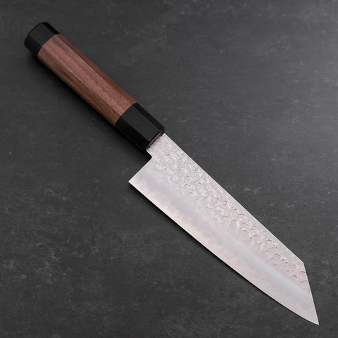 Kiritsuke Silver Steel #3 Tsuchime Walnussholz Griff 170mm-[Musashi]-[Japan-Küchenmesser]