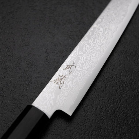 Kiritsuke Sujihiki VG-10 Damast Ebenholz Griff 175mm-[Musashi]-[Japan-Küchenmesser]