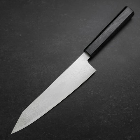Kiritsuke VG-10 Damascus Dark Blue Urushi Handle 210mm (8.3”)-[Musashi]-[Japan-Küchenmesser]