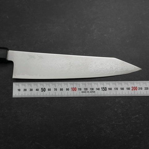 Kiritsuke VG-10 Damascus Dark Blue Urushi Handle 210mm (8.3”)-[Musashi]-[Japan-Küchenmesser]
