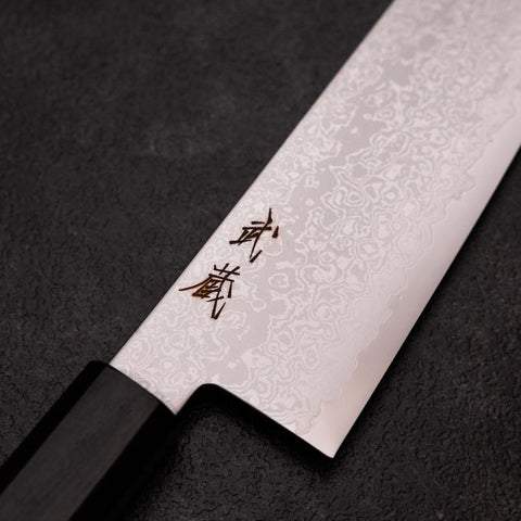 Kiritsuke VG-10 Damascus Ebony Handle 210mm (8.3”)-[Musashi]-[Japan-Küchenmesser]