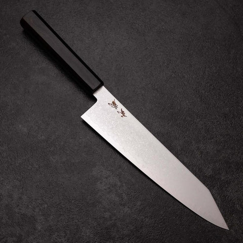 Kiritsuke VG-10 Damascus Ebony Handle 210mm (8.3”)-[Musashi]-[Japan-Küchenmesser]