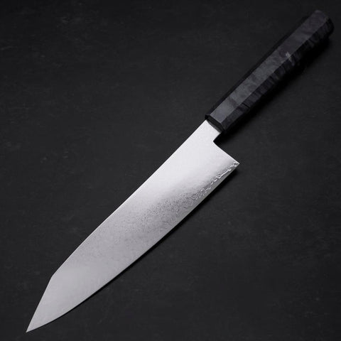 Kiritsuke VG-10 Damast Blauer Birkenholz Griff 210mm-[Musashi]-[Japan-Küchenmesser]