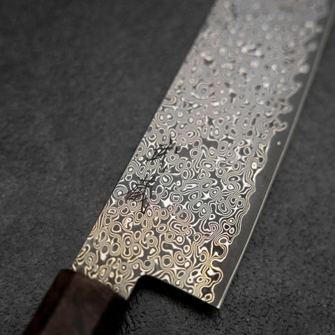 Kiritsuke VG-10 Damast Brauner Birkenholz Griff 210mm-[Musashi]-[Japan-Küchenmesser]