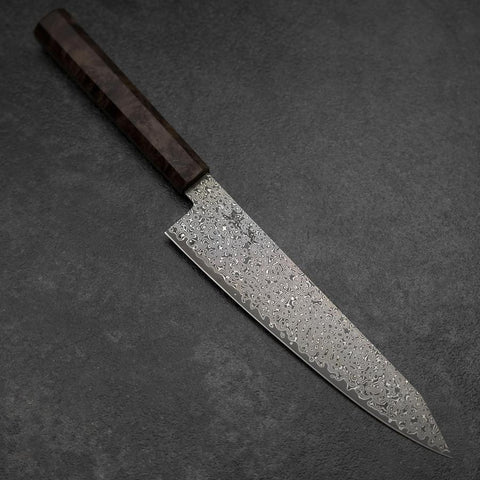 Kiritsuke VG-10 Damast Brauner Birkenholz Griff 210mm-[Musashi]-[Japan-Küchenmesser]