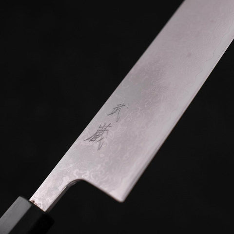 Kiritsuke VG-10, Damast Büffelhorn und Ebenholz Griff, 210mm-[Musashi]-[Japan-Küchenmesser]