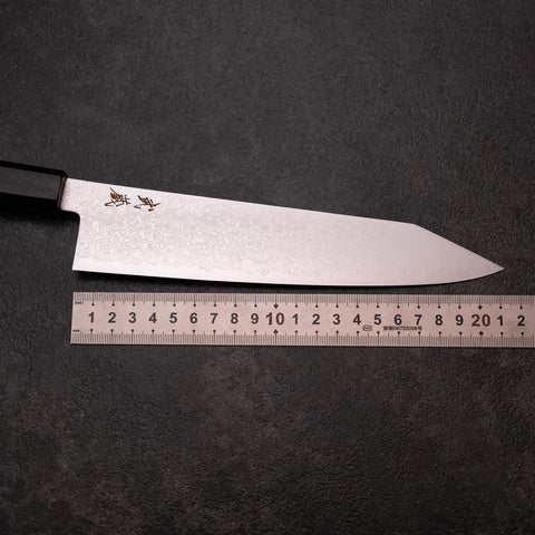 Kiritsuke VG-10 Damast Ebenholz Griff 210mm-[Musashi]-[Japan-Küchenmesser]