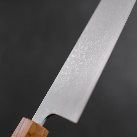 Kiritsuke VG-10 Damast Eichenholz 210mm-[Musashi]-[Japan-Küchenmesser]