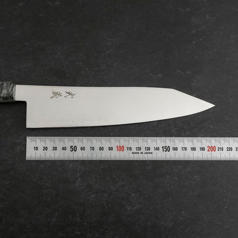 Kiritsuke VG-10 Damast Grauer Birkengriff 210mm-[Musashi]-[Japan-Küchenmesser]