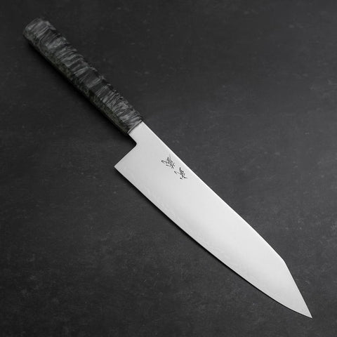 Kiritsuke VG-10 Damast Grauer Birkengriff 210mm-[Musashi]-[Japan-Küchenmesser]