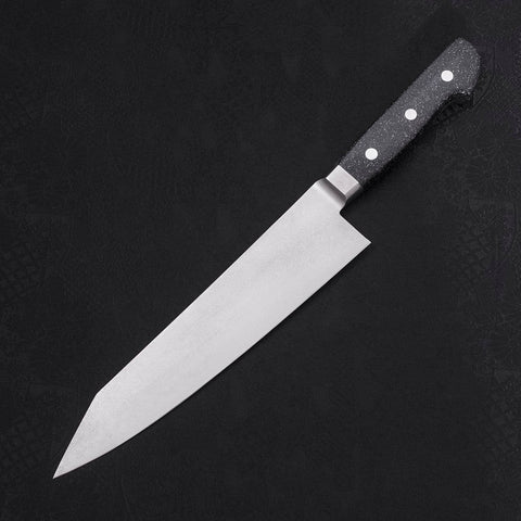 Kiritsuke VG-10 Damast Schwarz marmorierter Epoxidharz Griff 210mm-[Musashi]-[Japan-Küchenmesser]