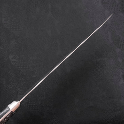 Kiritsuke VG-10 Damast Schwarz marmorierter Epoxidharz Griff 210mm-[Musashi]-[Japan-Küchenmesser]