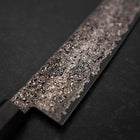 Kiritsuke VG-10 Kurozome Damast Büffelhorn und Ebenholz Griff 210mm-[Musashi]-[Japan-Küchenmesser]