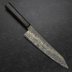 Kiritsuke VG-10 Kurozome Damast Büffelhorn und Ebenholz Griff 210mm-[Musashi]-[Japan-Küchenmesser]