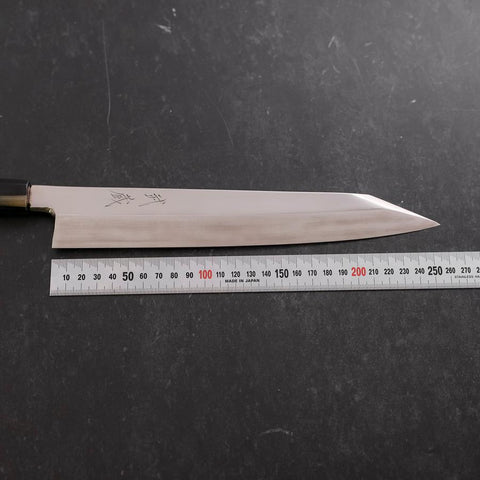 Kiritsuke VG-10 Mirror Buffalo Ebony Handle 260mm (10.6”)-[Musashi]-[Japan-Küchenmesser]