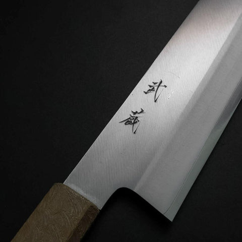 Kiritsuke VG-10 Poliert Weißer Urushi Griff 200mm-[Musashi]-[Japan-Küchenmesser]