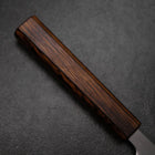 Kiritsuke White Steel #1 Poliert Sumi Urushi Griff 240mm-[Musashi]-[Japan-Küchenmesser]